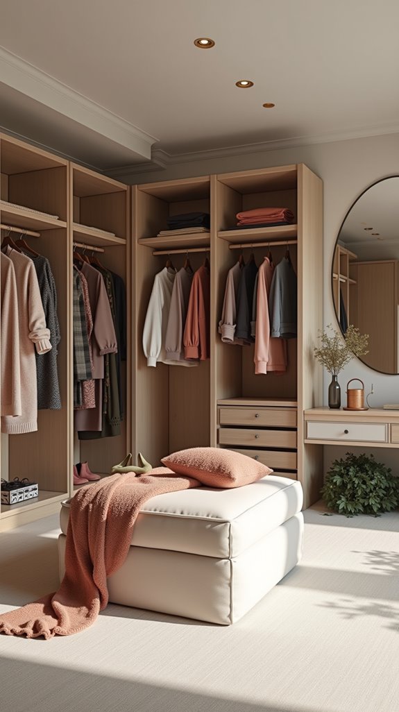 customized stylish dressing space
