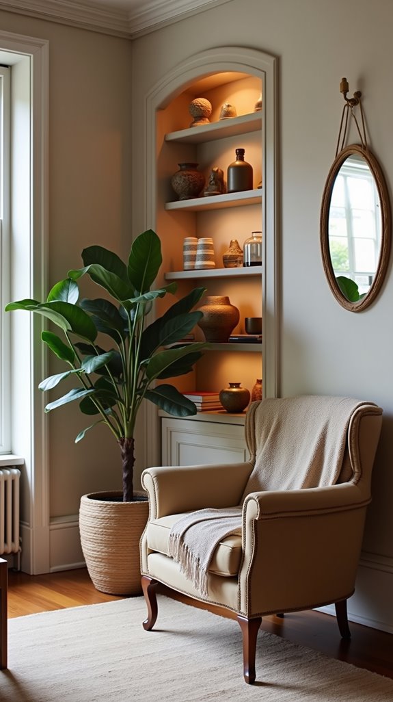 decorative living room display