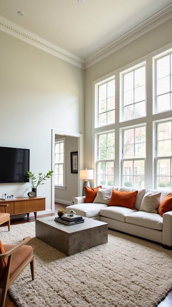 defining zones with rugs