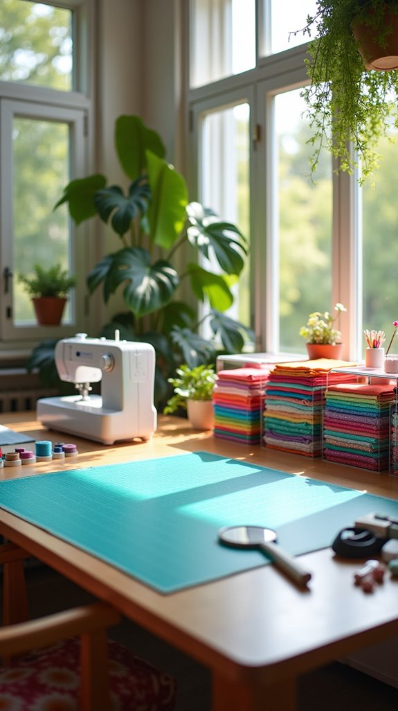 designated clutter free cutting area