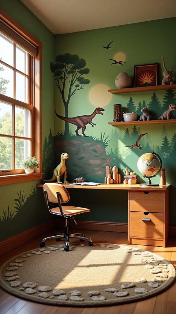 dinosaur themed room decor ideas