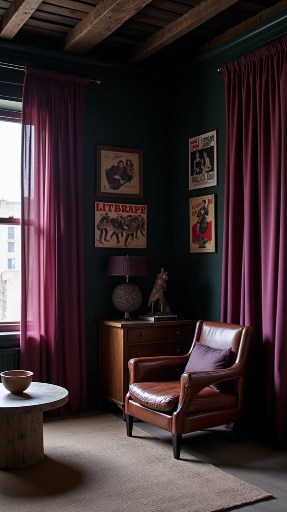 dramatic grunge drapery styles