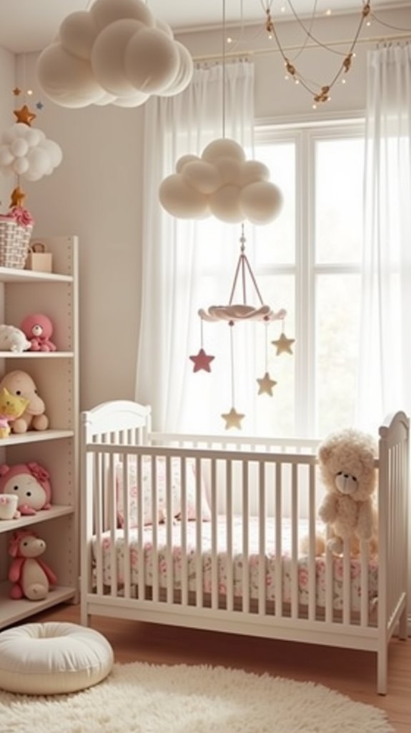 dreamy sky nursery decor