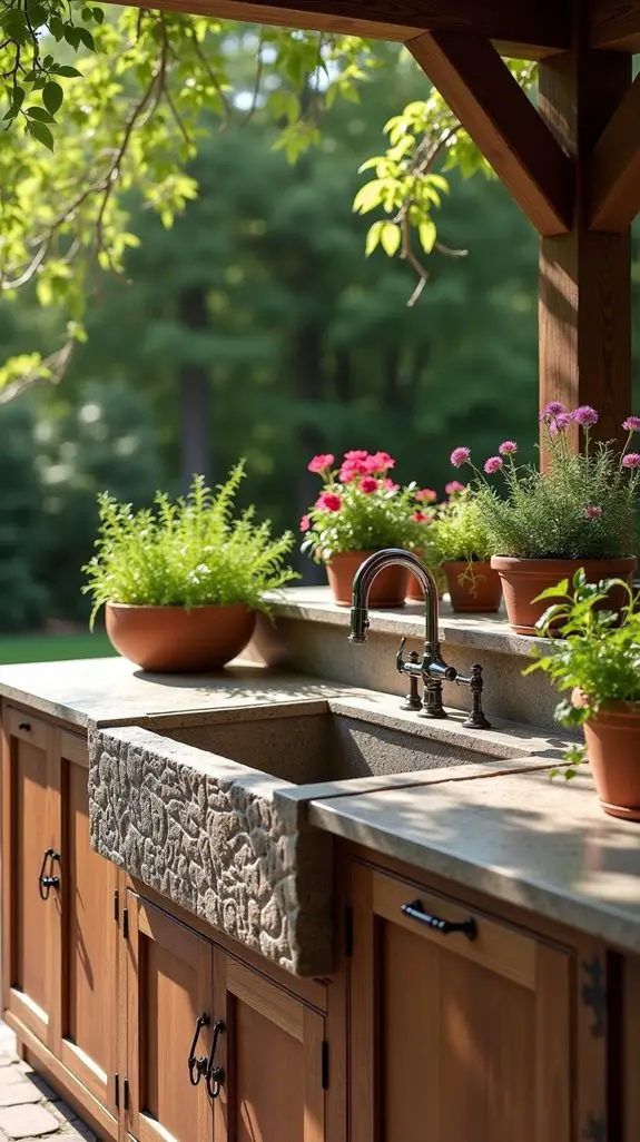 durable stone sink options