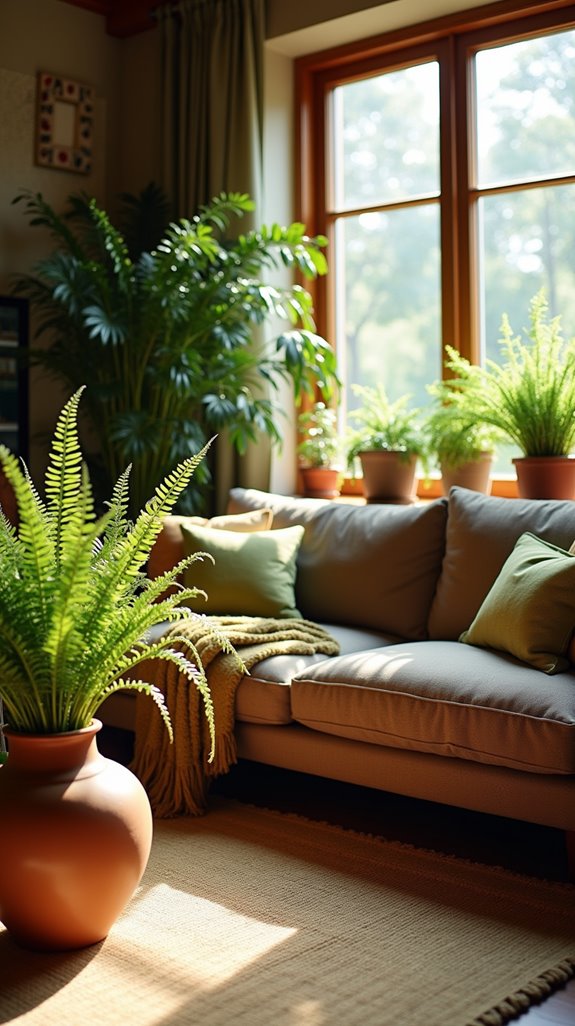 earthy green cozy retreat