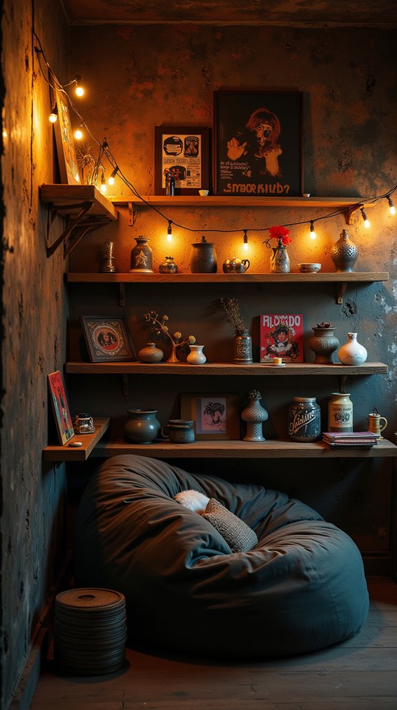 eclectic alternative shelving ideas