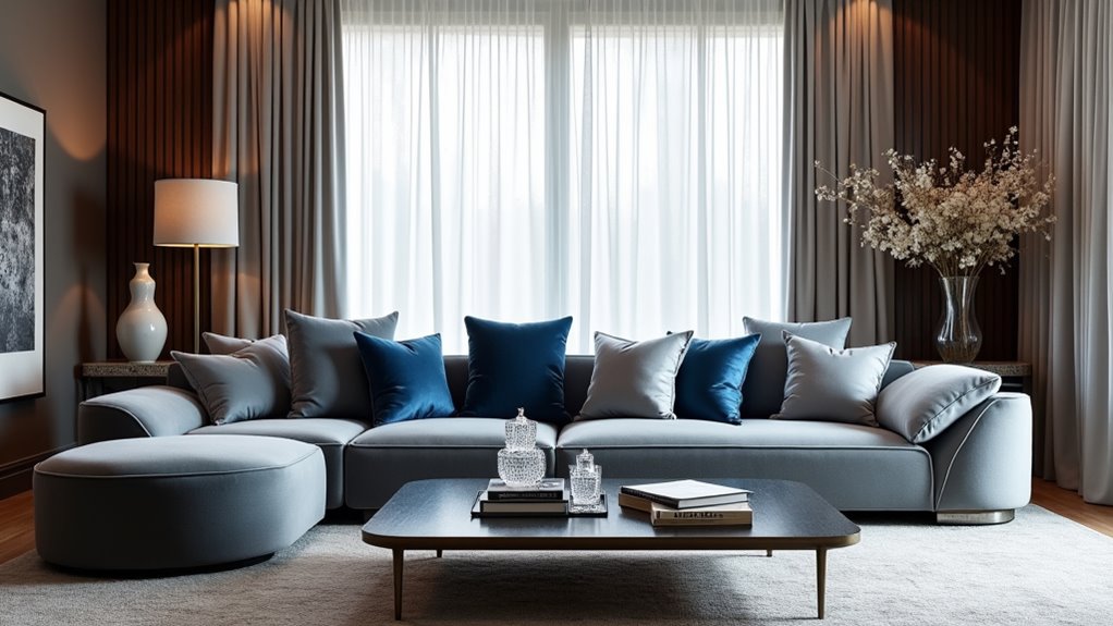 elegant grey couch designs