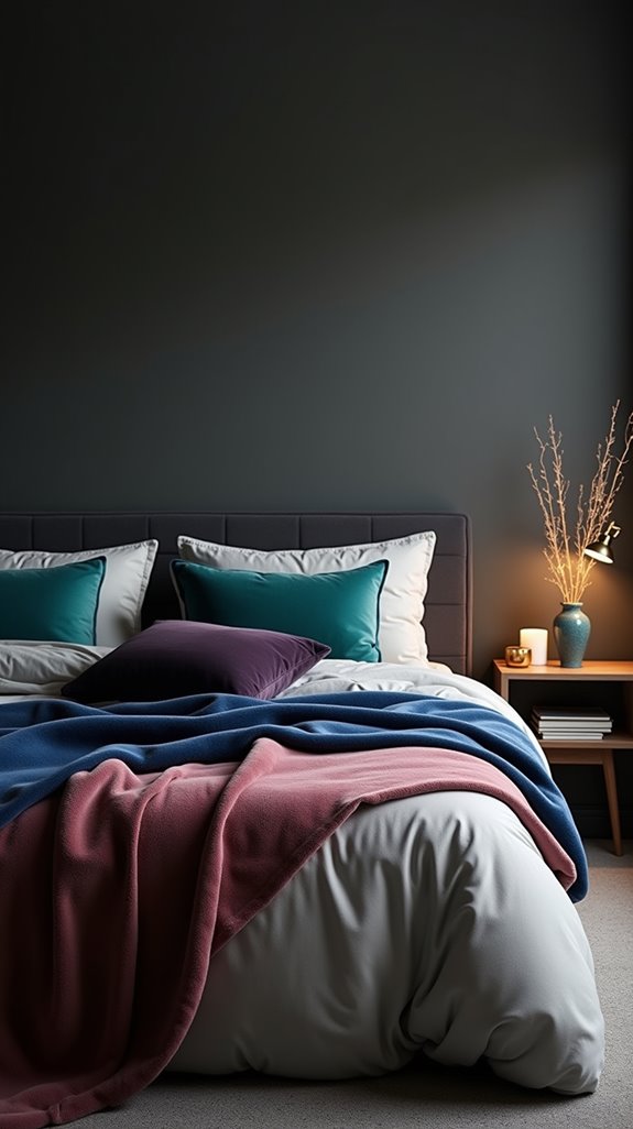 elegant jewel tone accents