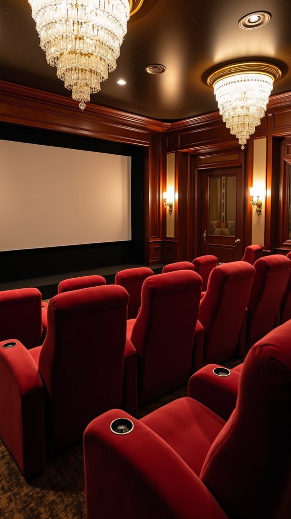 elegant lighting enhances ambiance