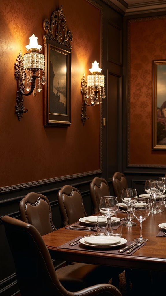 elegant lighting for dining