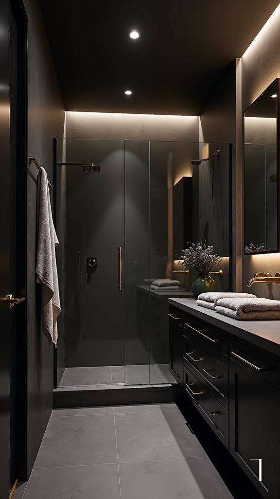 elegant matte black finishes