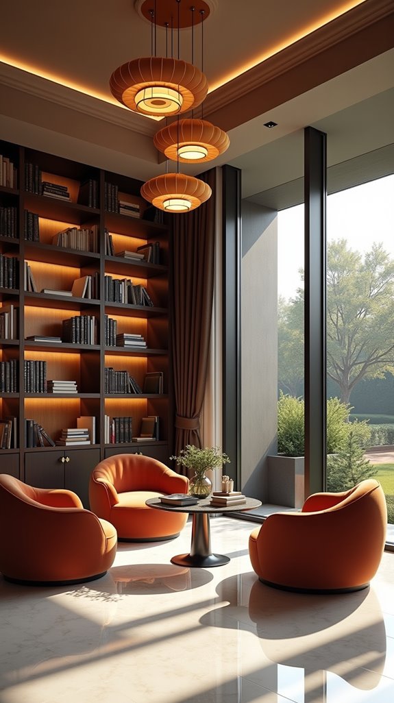 elegant reading sanctuary design