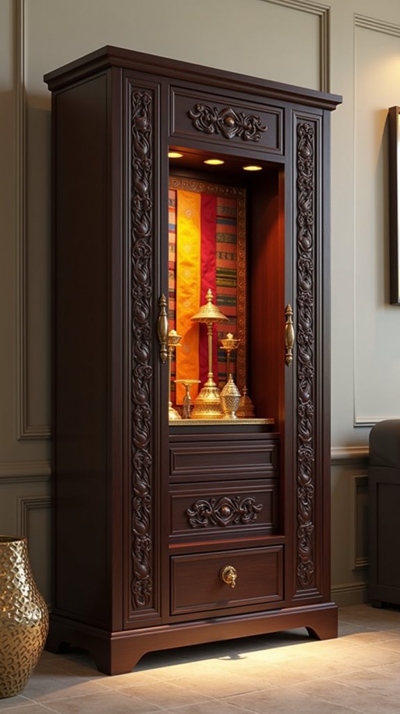 elegant storage for spirituality