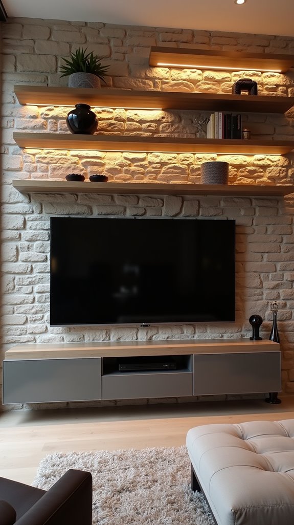 elegant textured stone wall