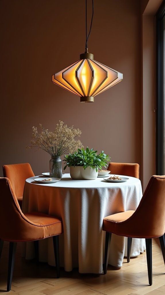 elevate dining with lighting
