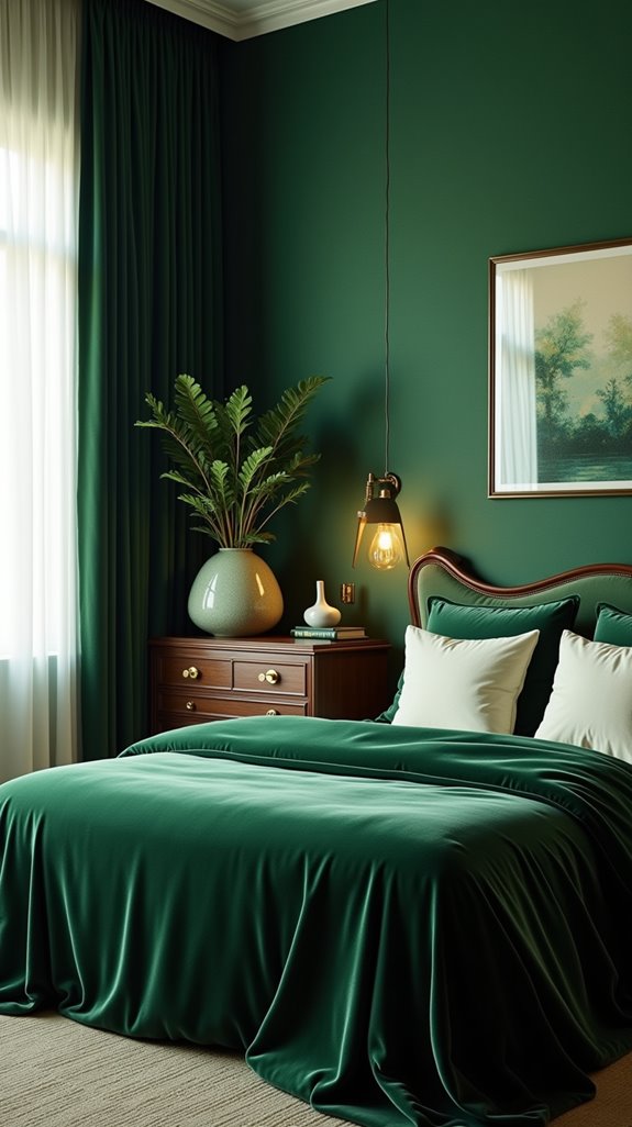 emerald elegance transforms interiors