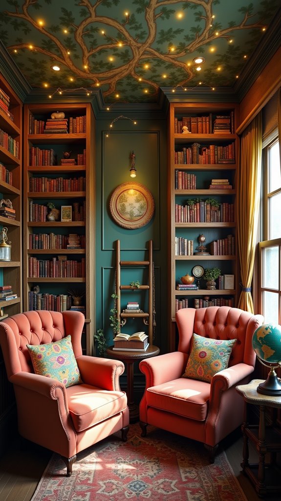 enchanted whimsical reading spaces