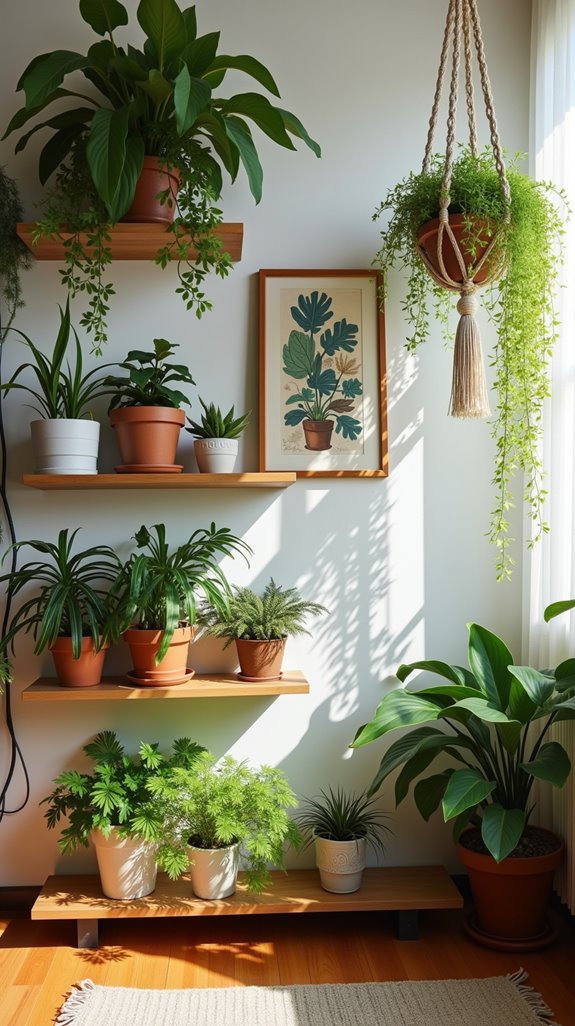 enhance living space with plants