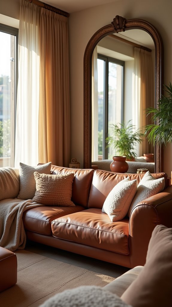 enhance space with mirrors