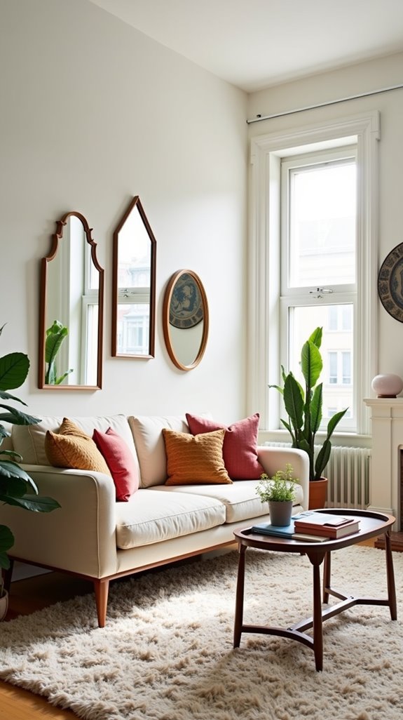 enhance space with mirrors