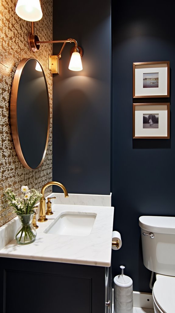 experiment with metallic accents