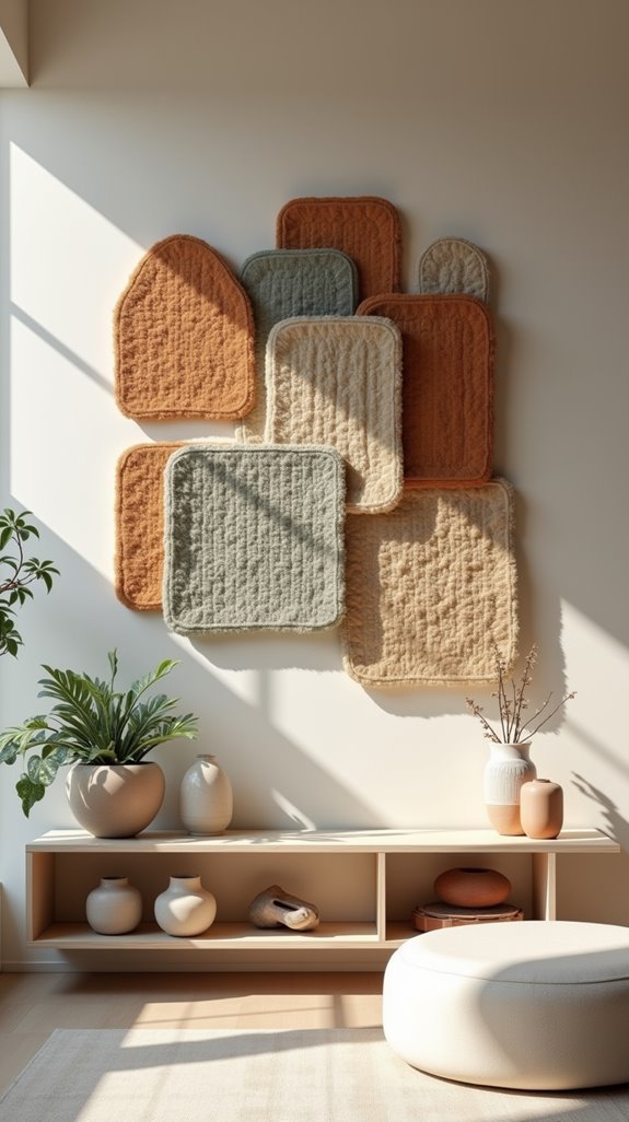 fabric wall hangings enhance decor