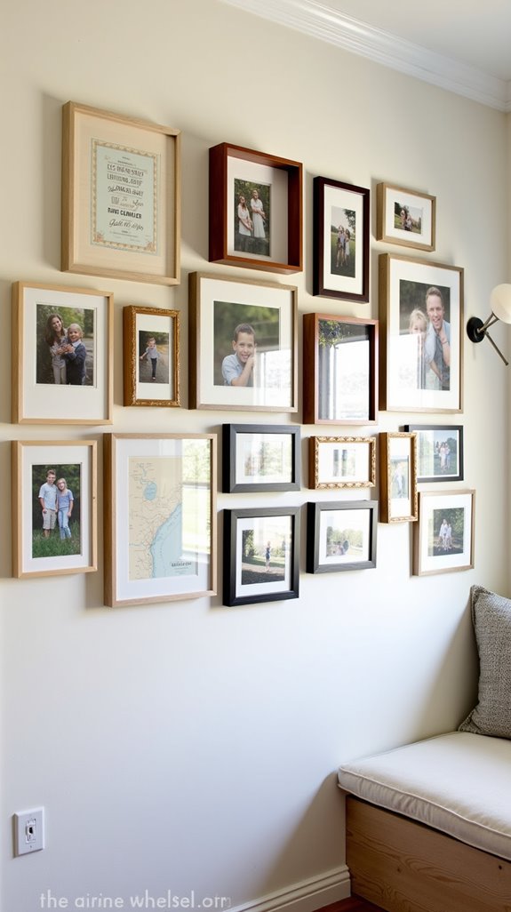 family photo gallery wall