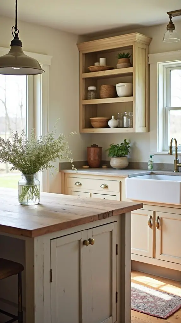 farmhouse kitchen rustic charm