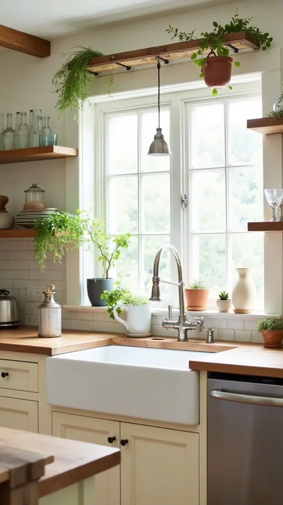 farmhouse sink enhances kitchens