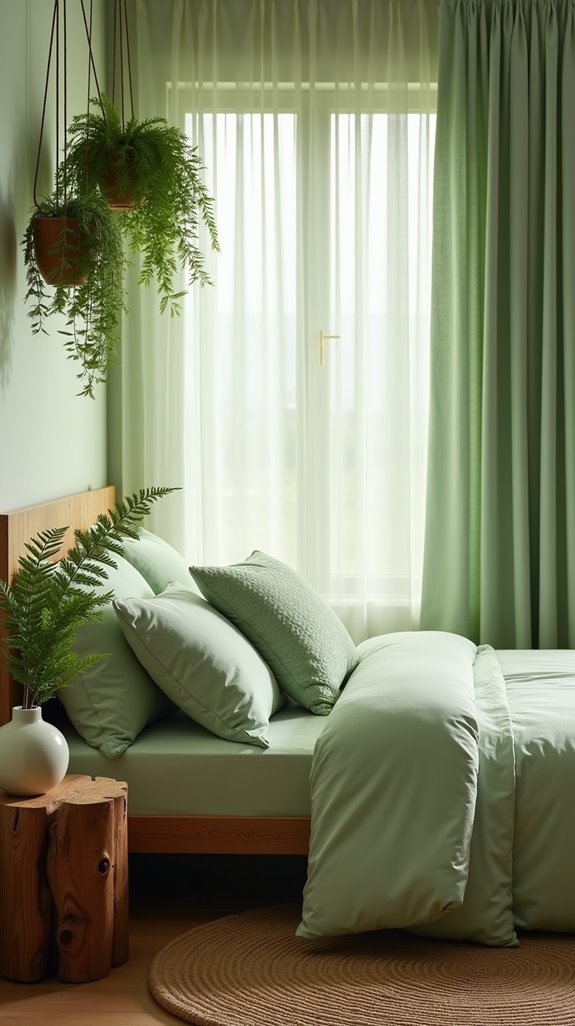 fern inspired bedroom decor ideas