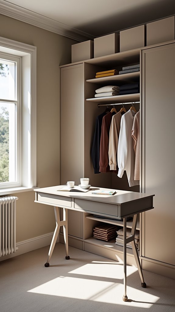 folding table enhances versatility