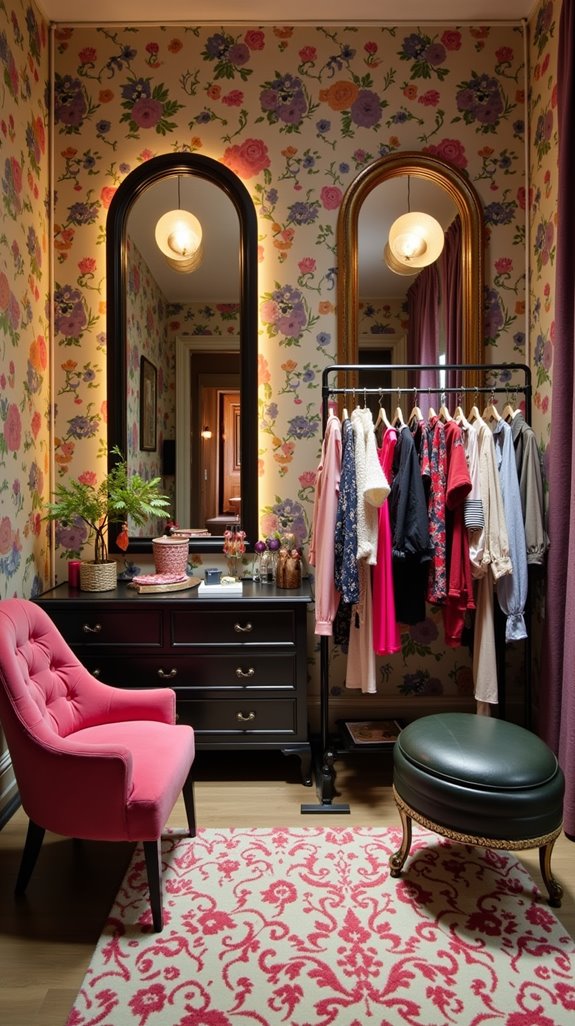 fun wallpaper adds personality