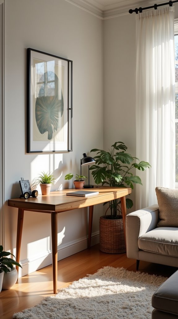 functional corner desk integration