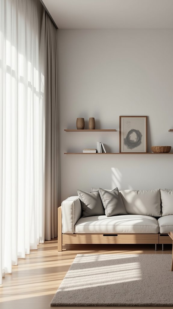 functional minimalist hidden storage