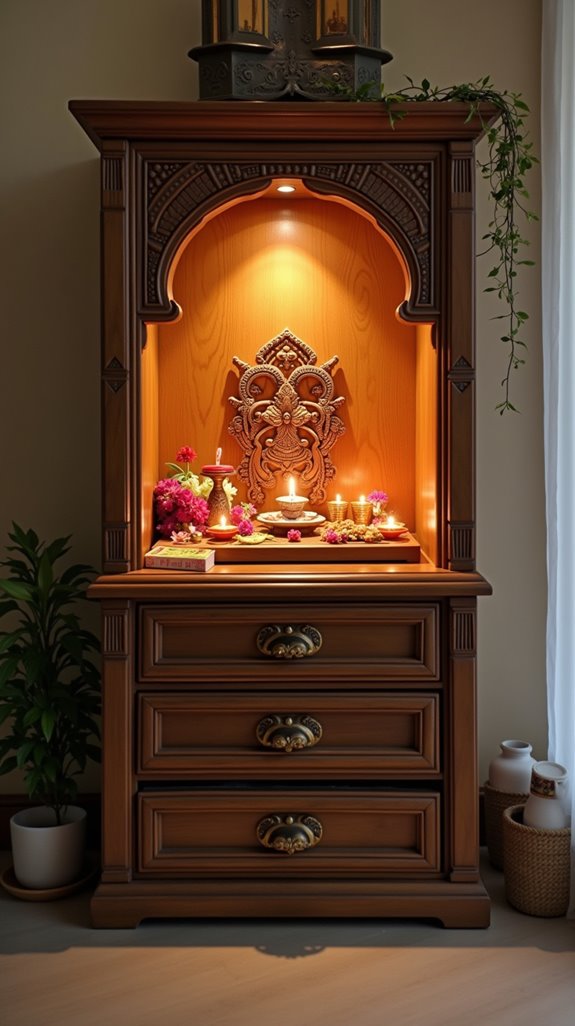 functional pooja space solutions