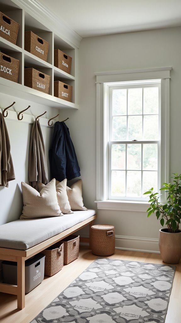 functional utility room entryway