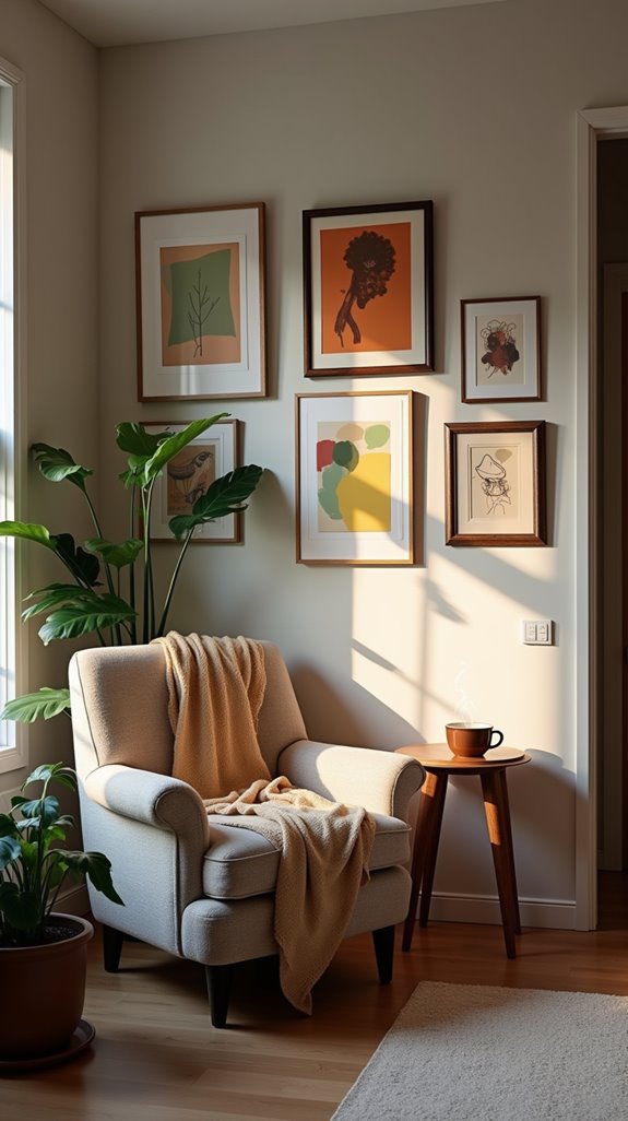 gallery wall nook transformation