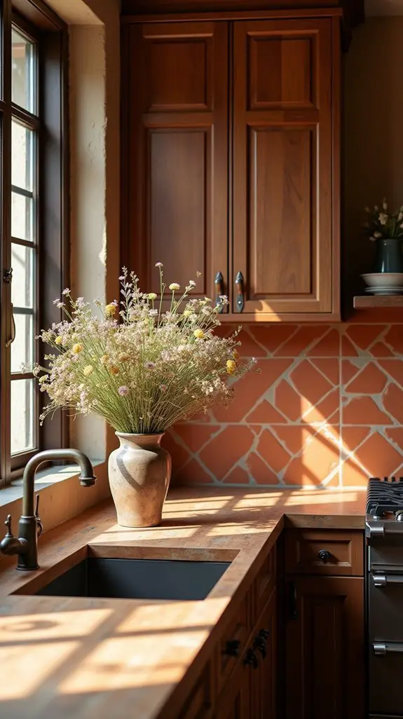 handcrafted terracotta tile charm