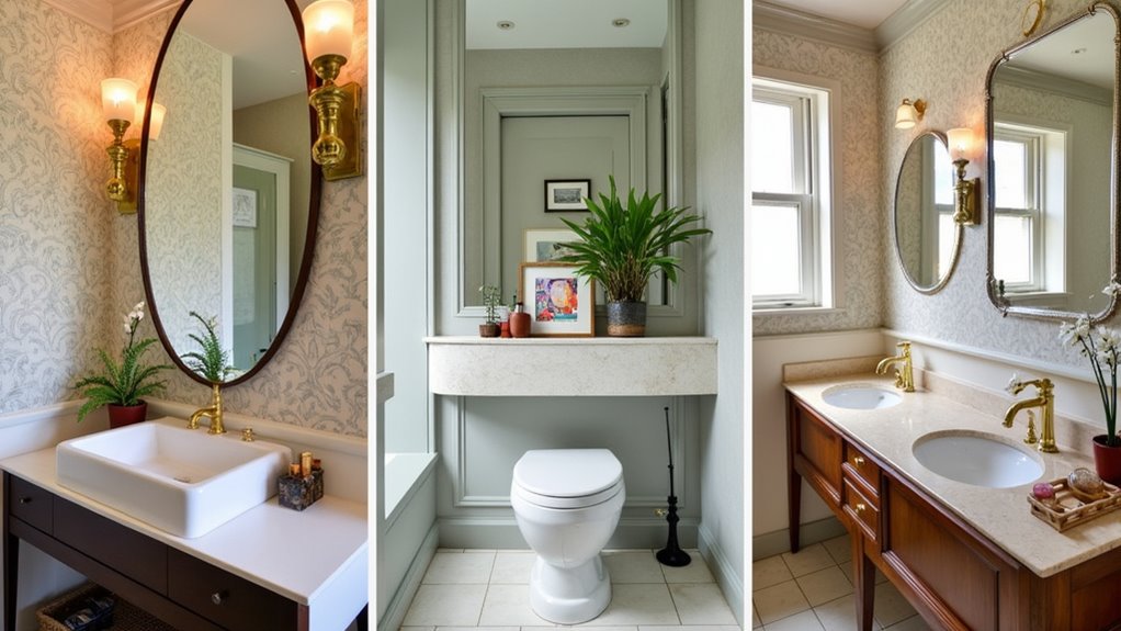 impactful small powder rooms