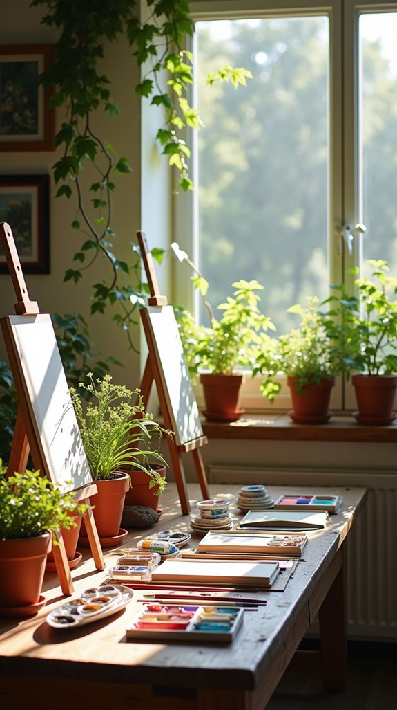 indoor plants enhance creativity