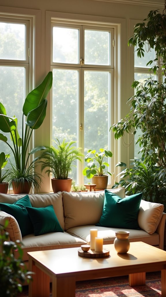 indoor plants enhance relaxation