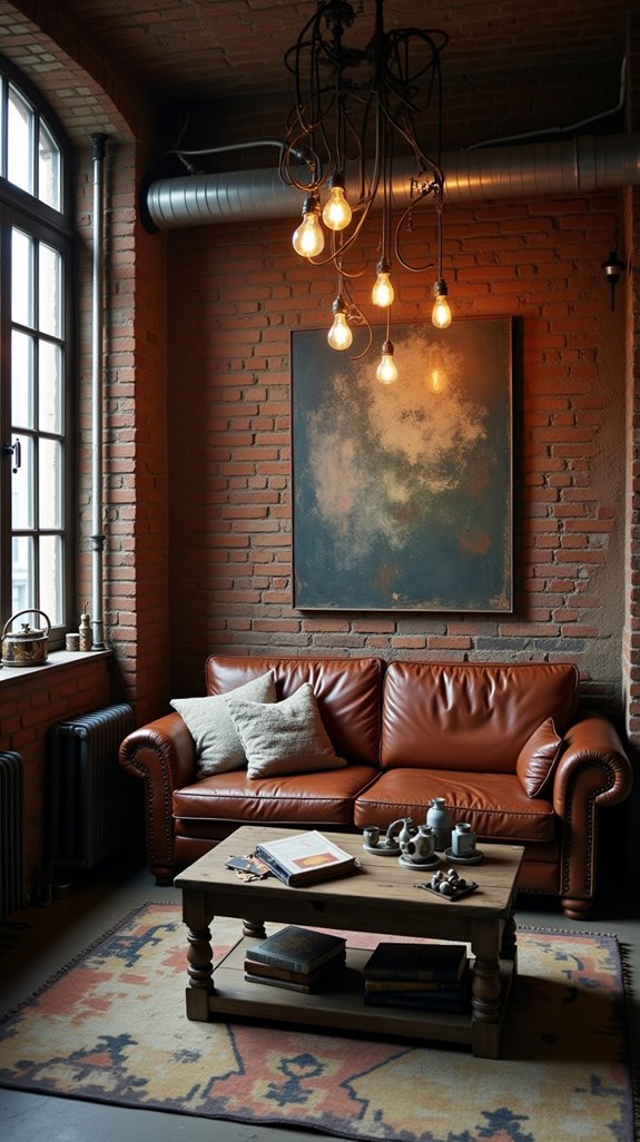 industrial lighting enhances grunge