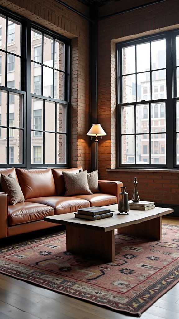 industrial style loft decor