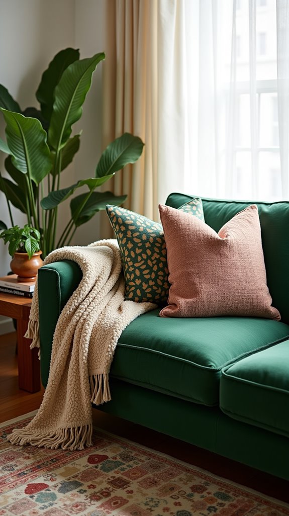 inviting textured layered decor