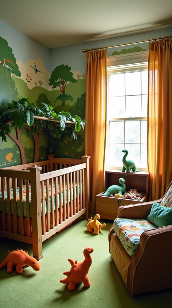 jurassic themed nursery adventure