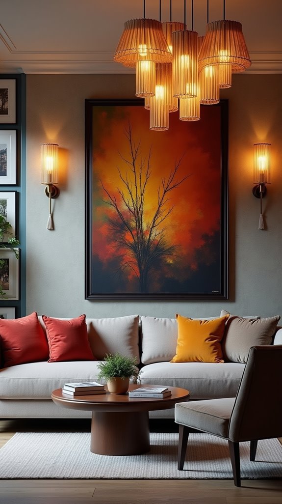 layered lighting enhances atmosphere