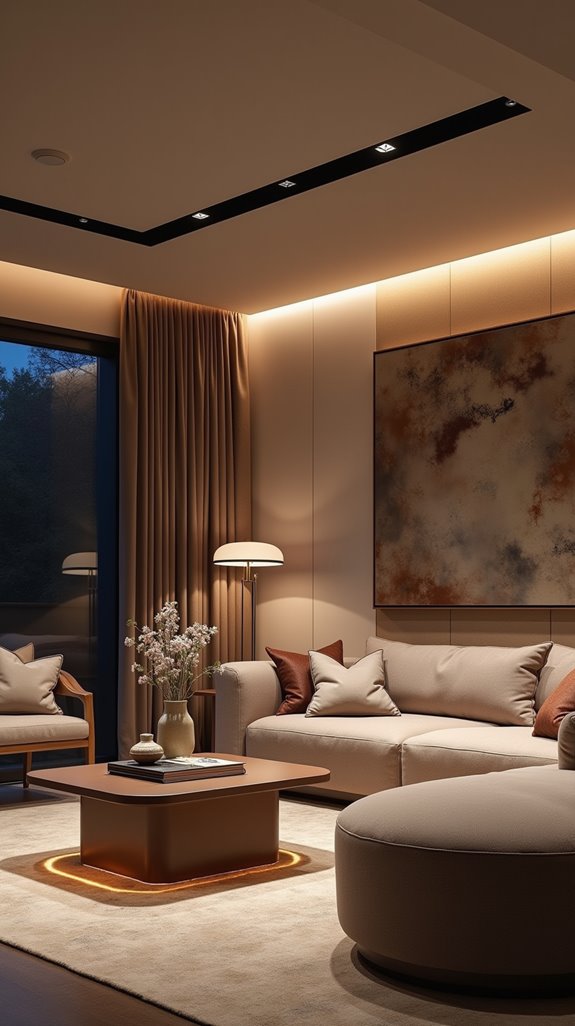 layered lighting for ambiance