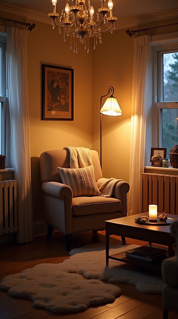 layered lighting for ambiance