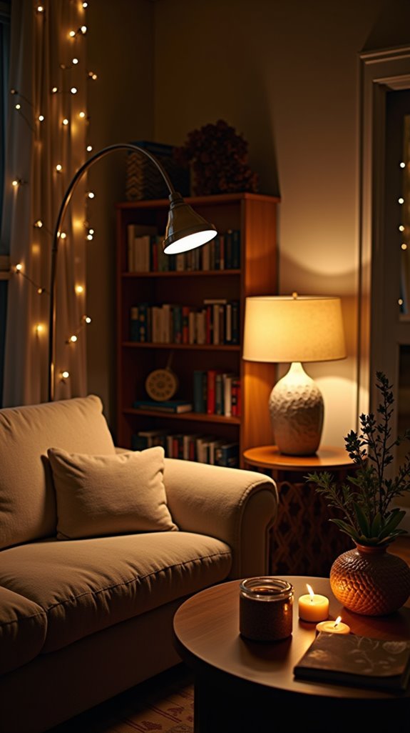 layered lighting for ambiance