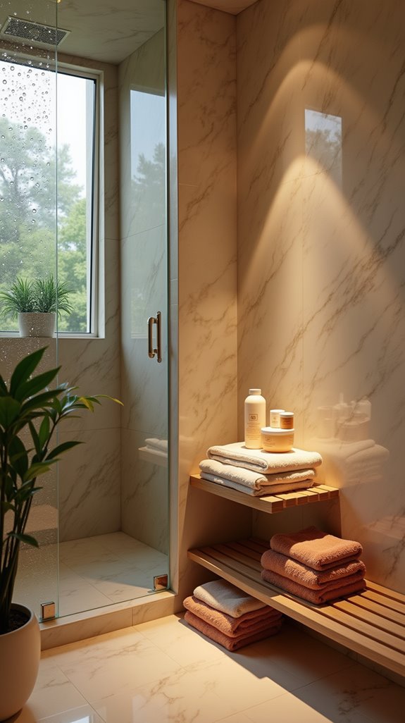 luxurious self care shower essentials